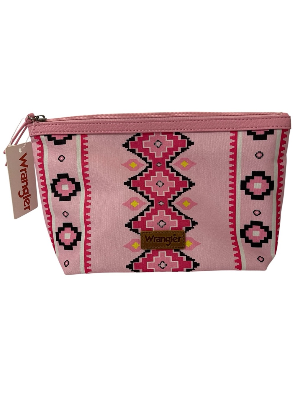 Wrangler Pink Southwestern Aztec Cosmetic Bag - NWT **